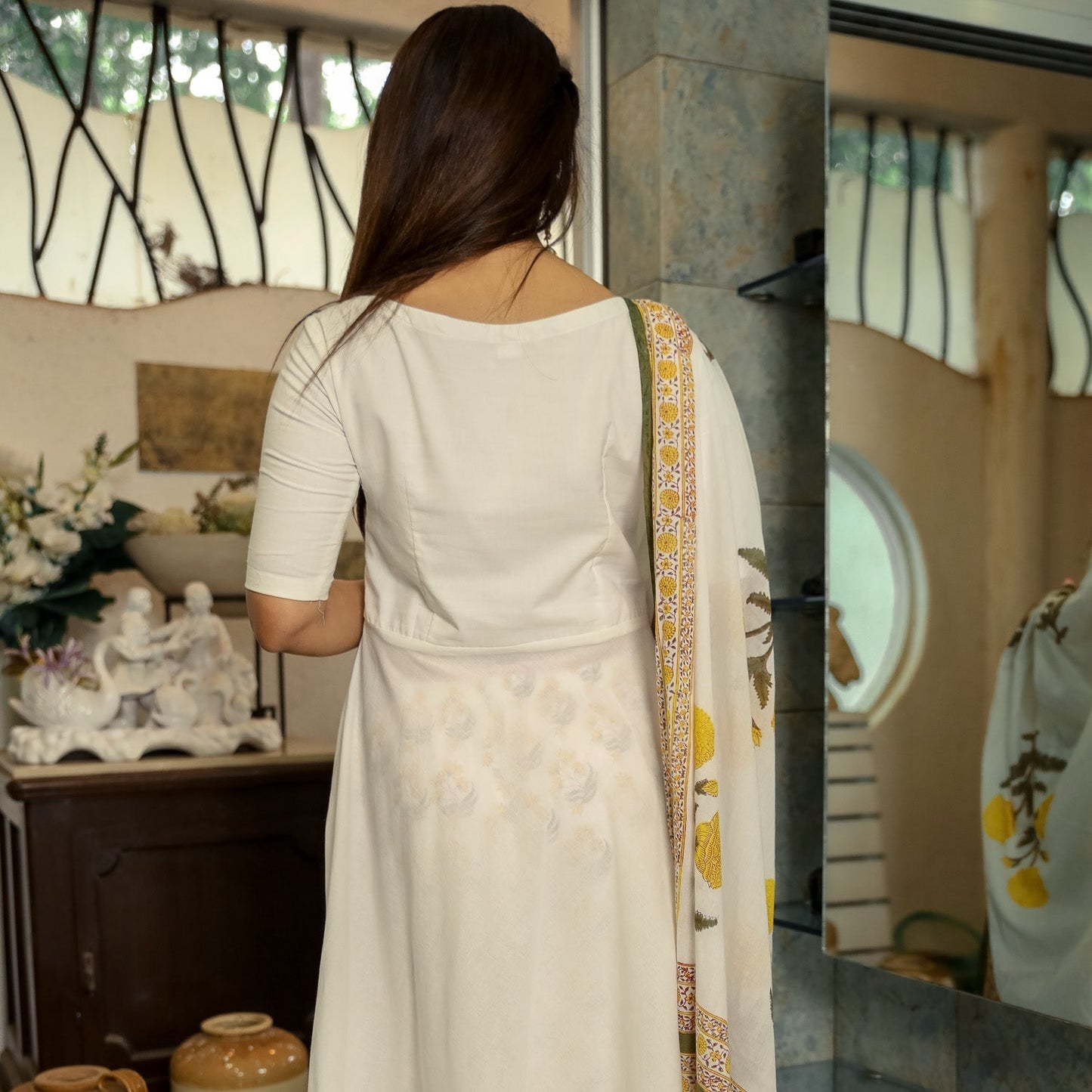 White Daisy Suit