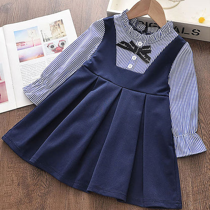 Blue Pinoform Style Smart Casual and Partywear for Girls