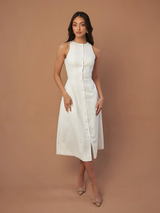 A-line Linen Dress