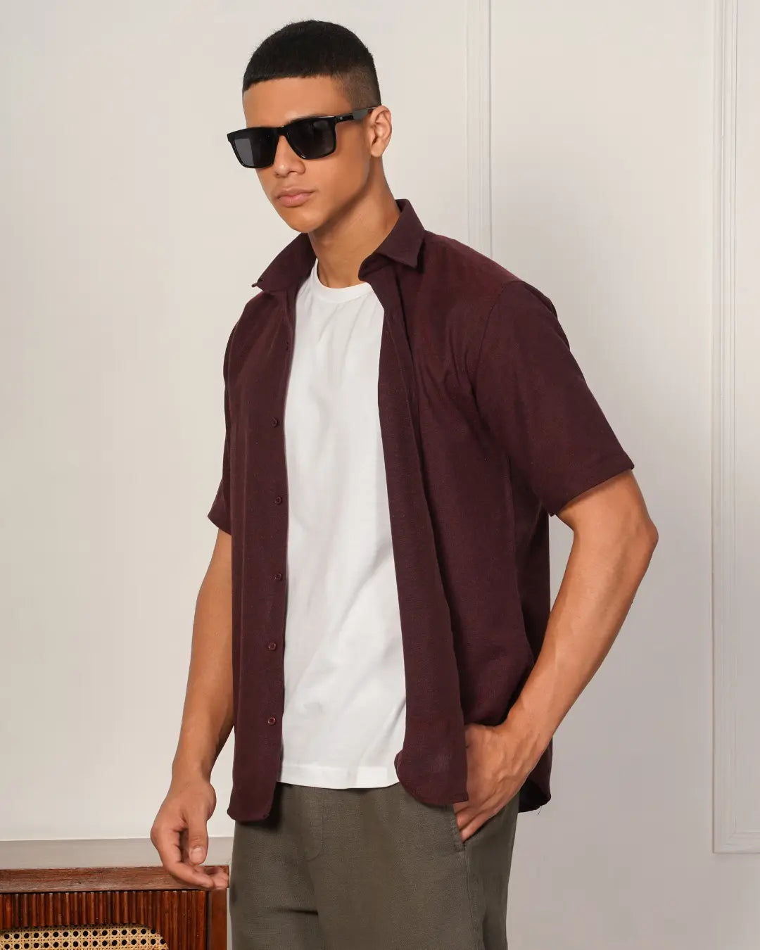 Half Sleeves Shirt House of Pure Eco