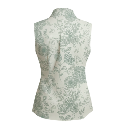 Sheer sleeveless shirt