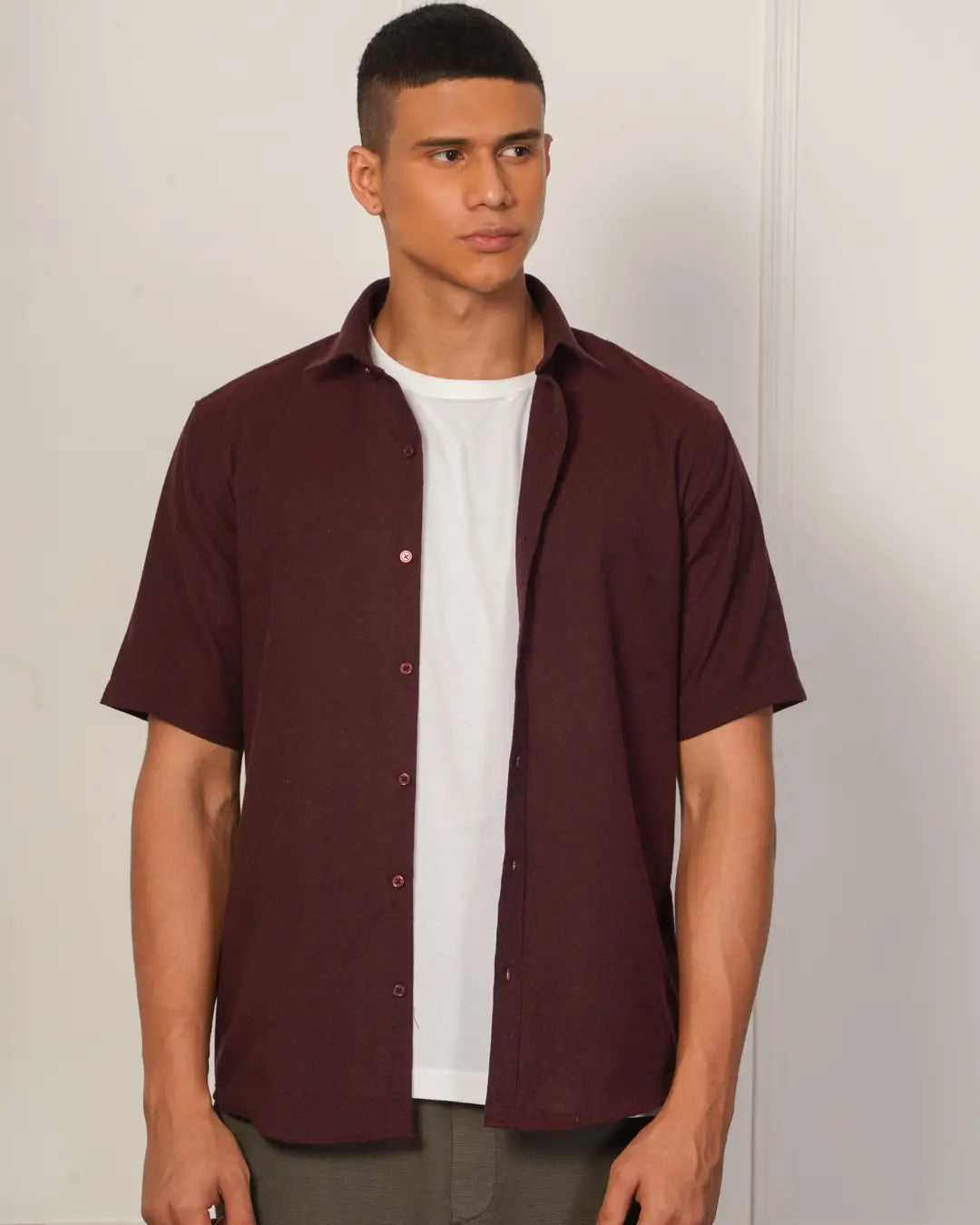 Half Sleeves Shirt House of Pure Eco