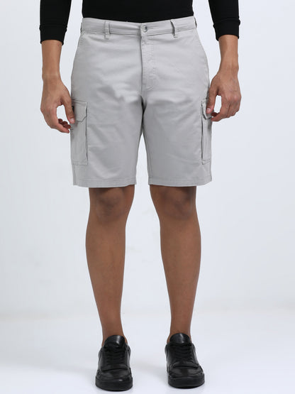 Cargo Shorts - Light Grey