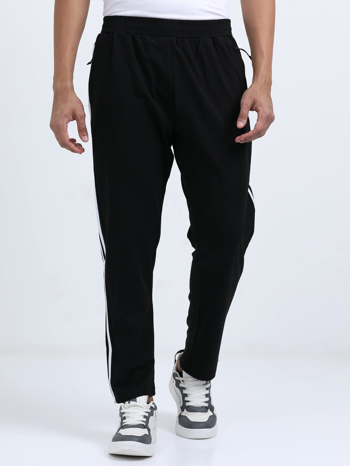 Knit Track Pants - Black