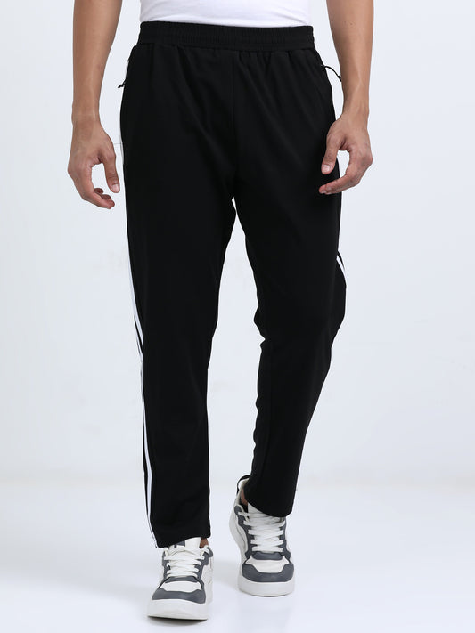 Knit Track Pants - Black