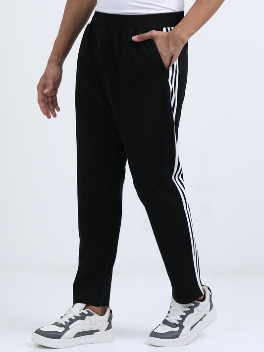 Knit Track Pants - Black