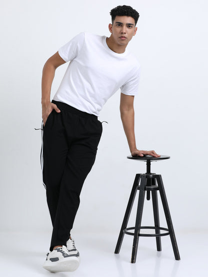 Knit Track Pants - Black