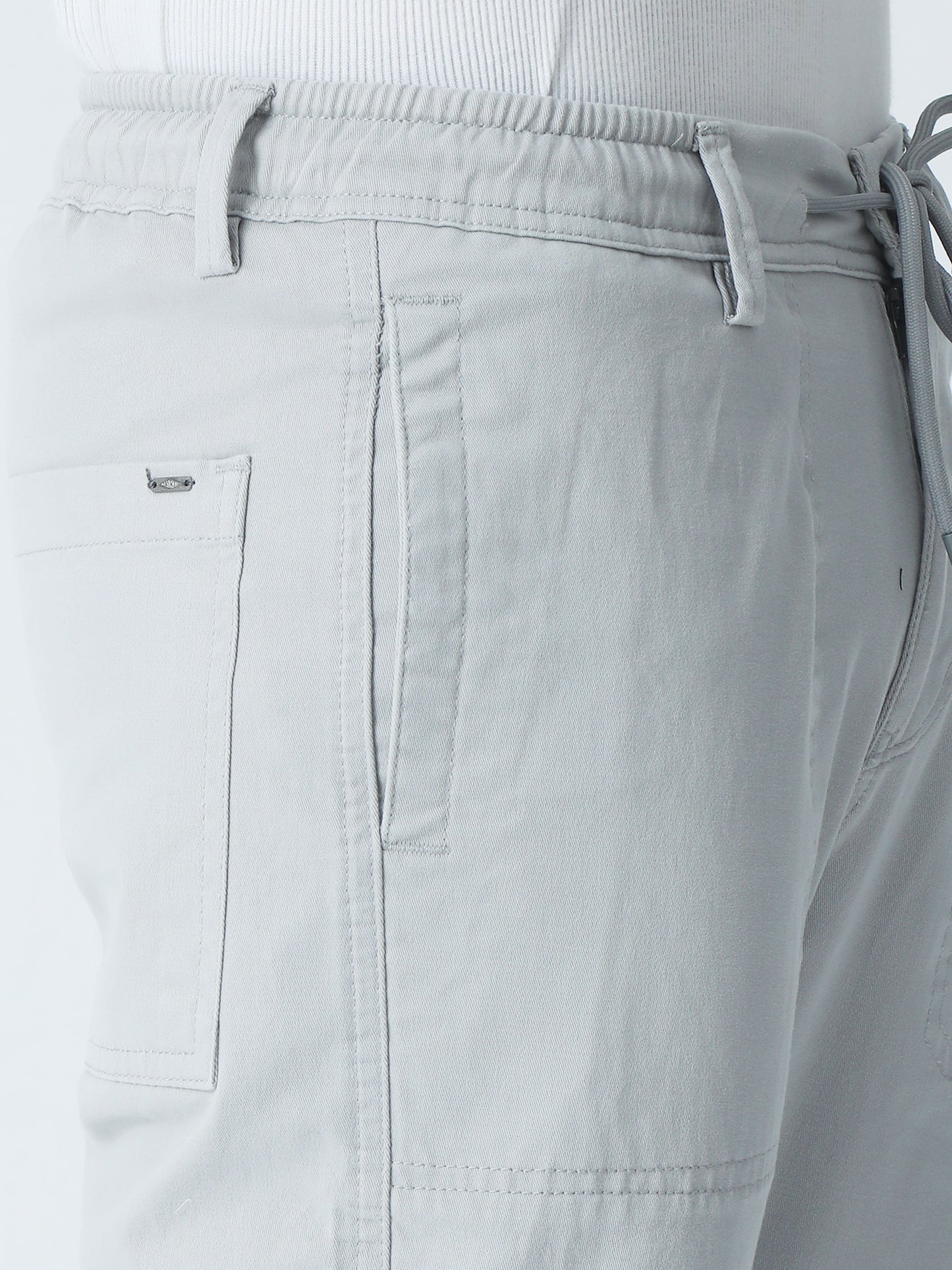 Baggy grey trousers