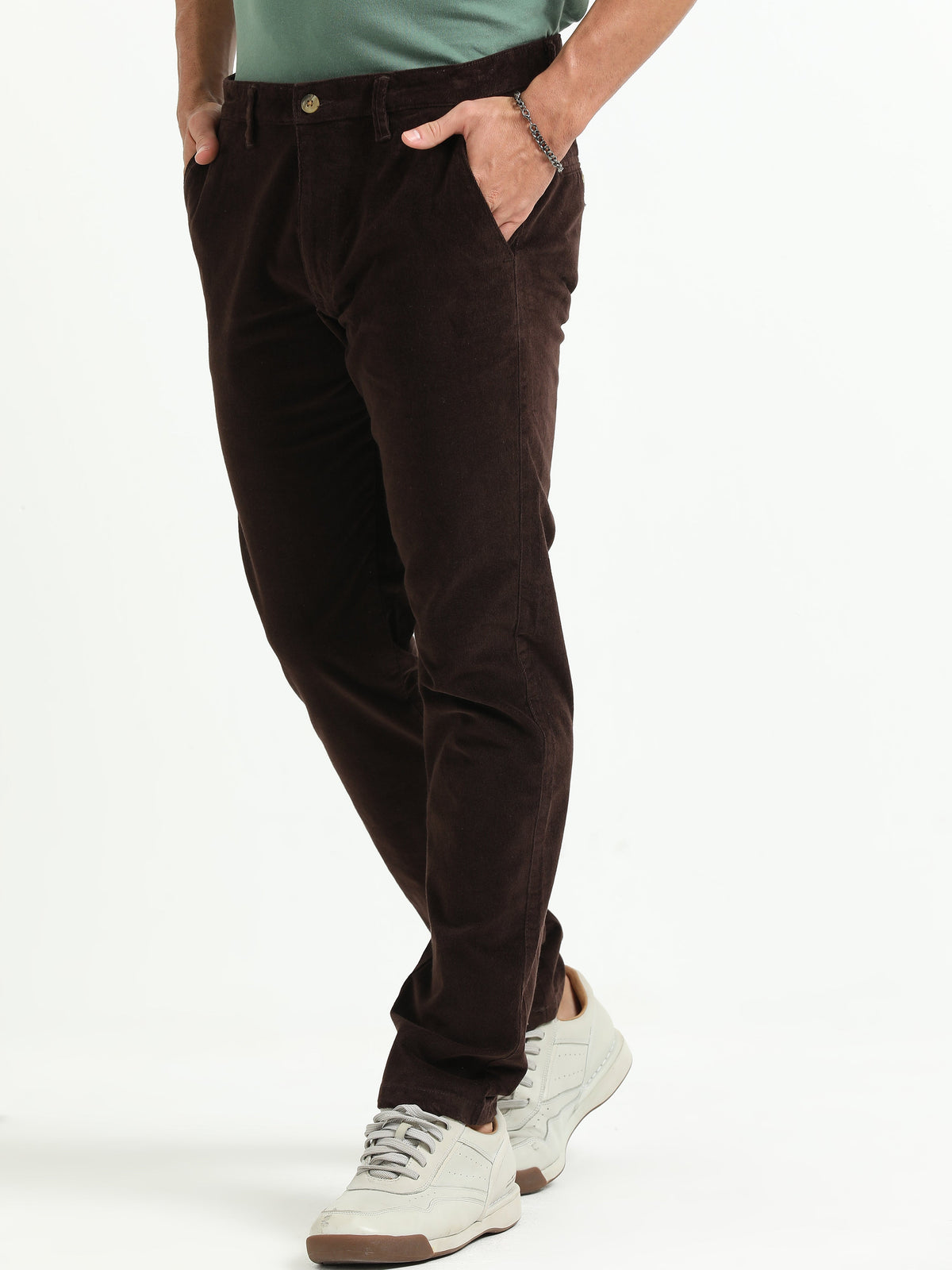Corduroy Pants - Coffee Brown