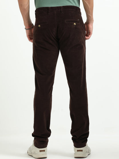 Corduroy Pants - Coffee Brown