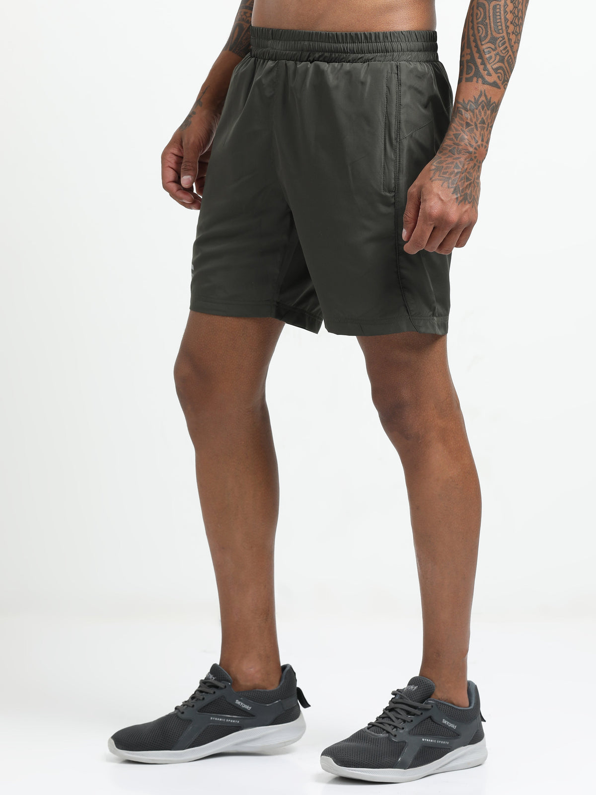 Olive Victory Sports Shorts