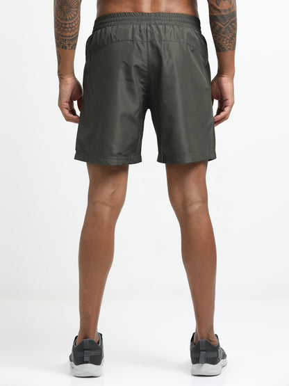 Olive Victory Sports Shorts