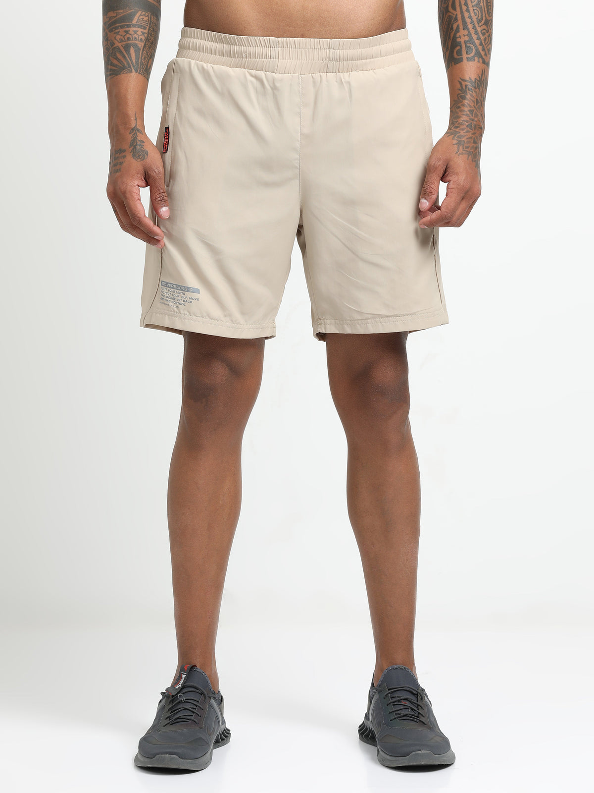 Cream Victory Sports Shorts