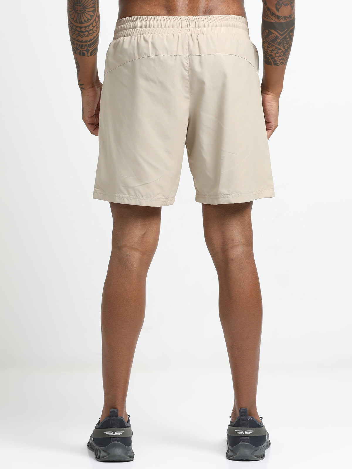 Cream Victory Sports Shorts