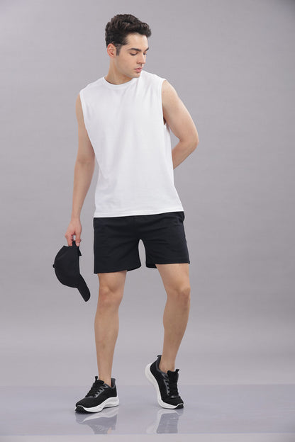 Funny Tales Black Shorts for Men