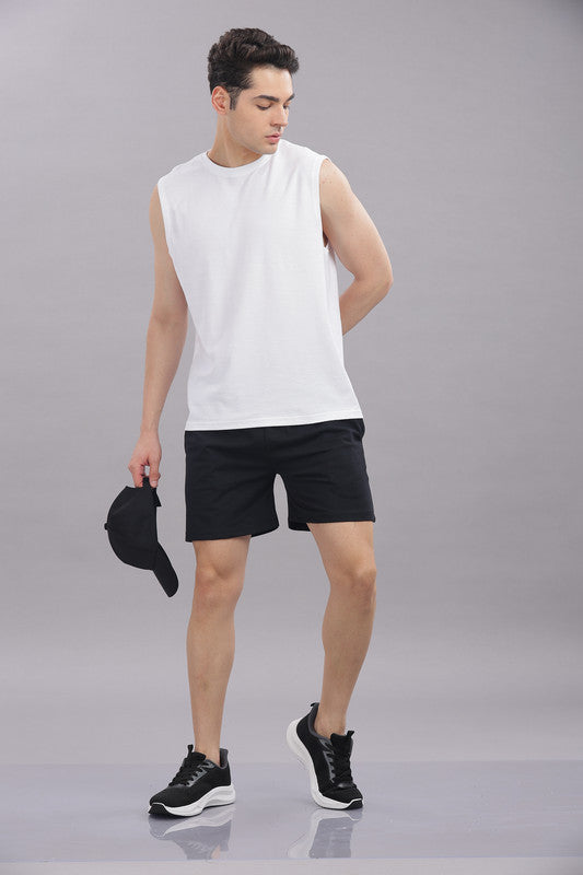 Funny Tales Black Shorts for Men