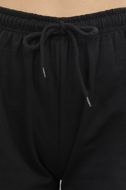 Funny Tales Black Shorts for Women