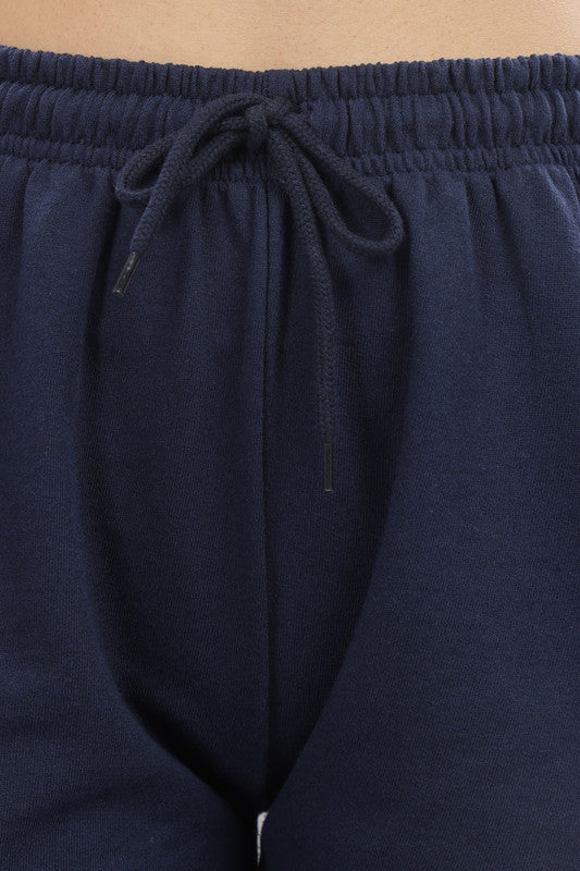 Funny Tales Navy Blue Shorts for Women