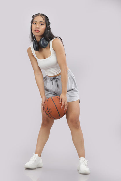 Funny Tales Grey Shorts for Women