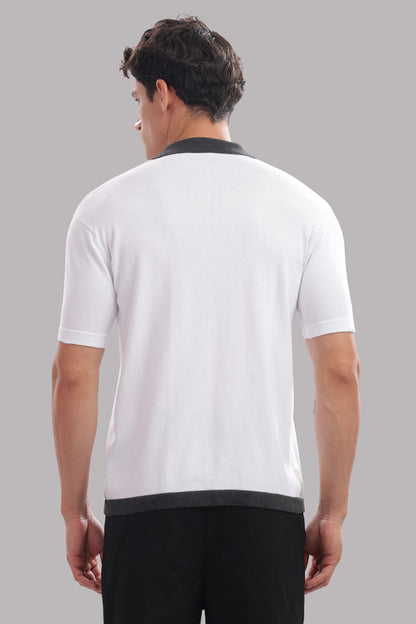 Funny Tales Premium Cotton Men’s 100% Cotton Contrast Panel Polo Shirt – Modern Smart Casual