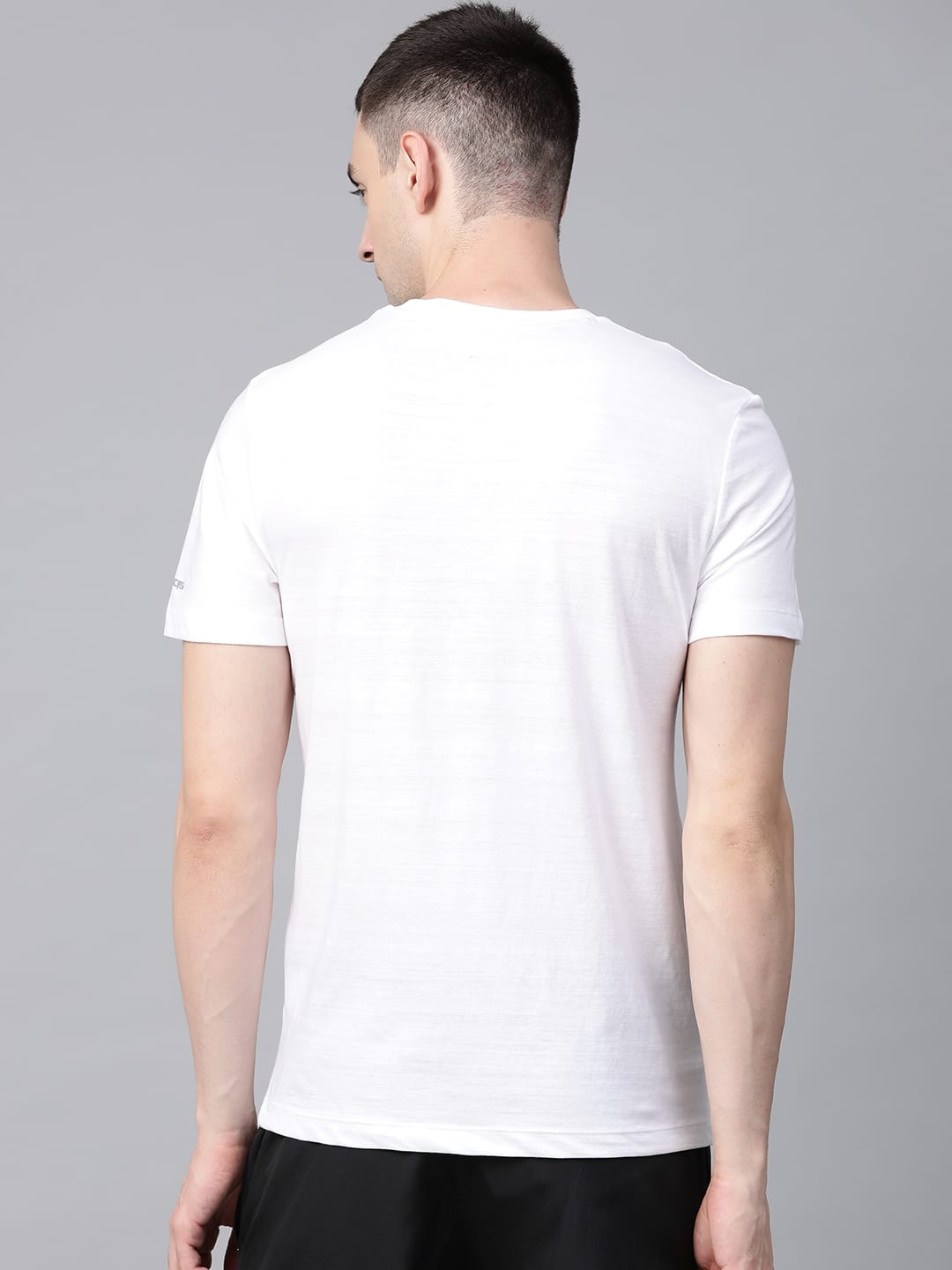 Alcis Mens Solid Black Tshirt