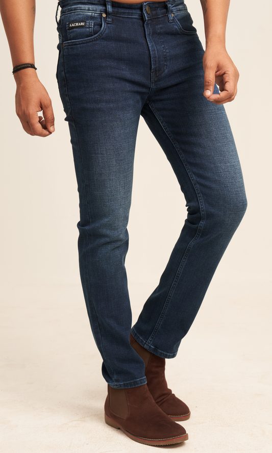 Blue Wash Straight Fit