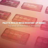 Swiss Beauty Matte Lip Palette - Multicolor