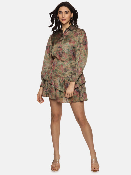 Buy Brown Satin Shirt For women In (SX TO 4XL)