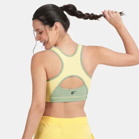 Envie full coverage padded sports bra NVB1051 for workout yoga and everyday comfort