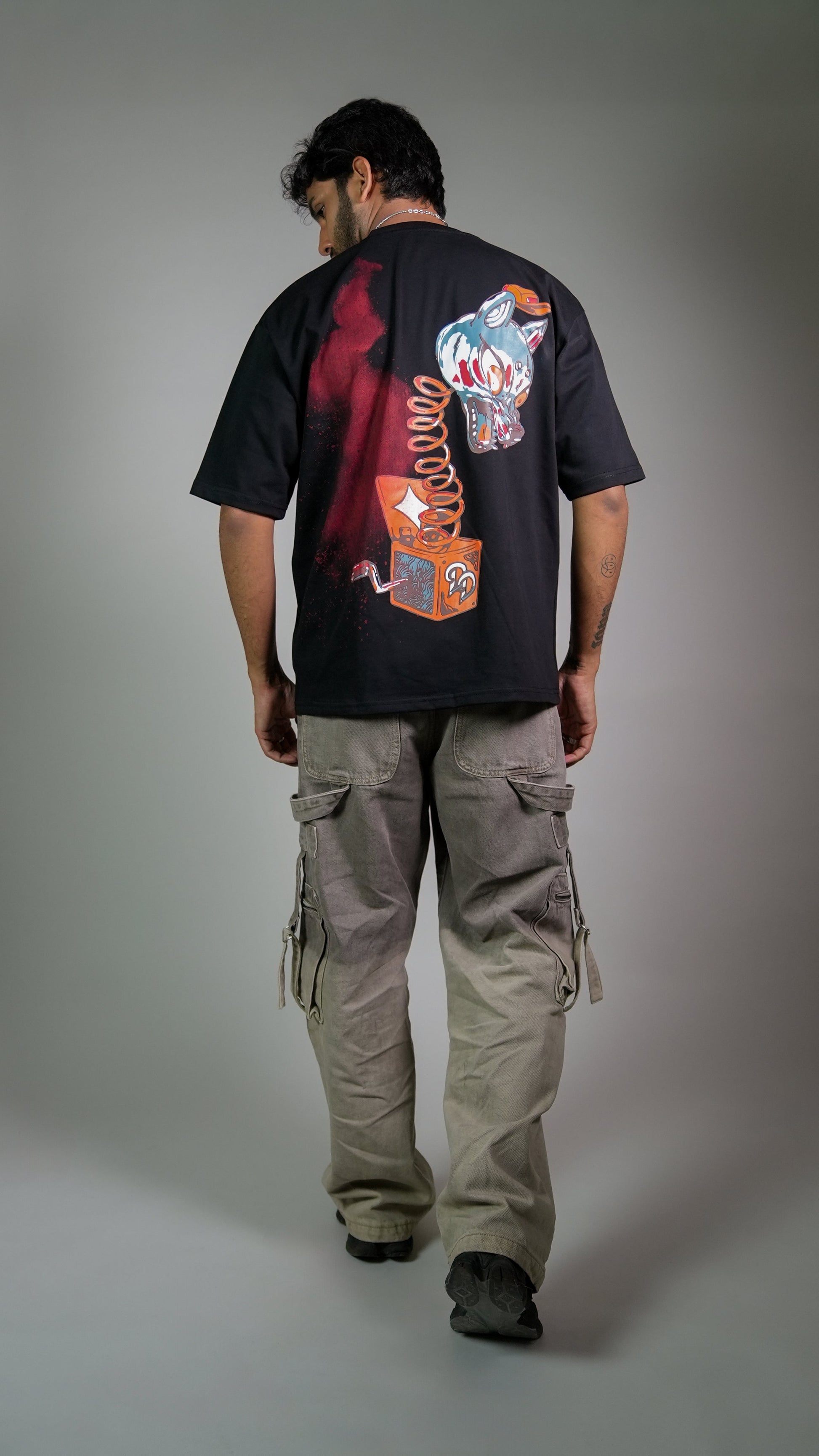 Dark Secret Black Men’S Oversized T-Shirt Rustlines
