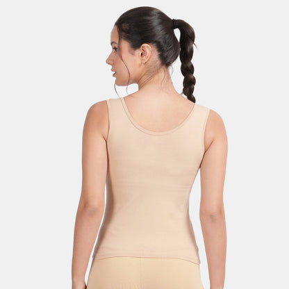 Envie Regular Fit U-Neck Short Length Tank Top