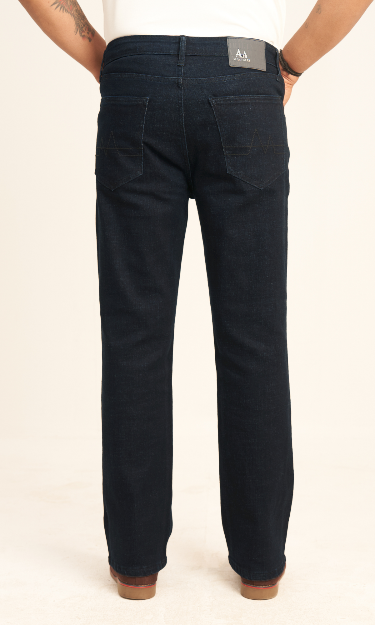 Black Denim Bootcut Aachari