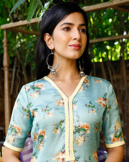 Flower Garden Kurta Set