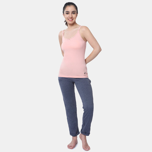 Envie Regular Fit Round Neck Short Length Basic Camisole