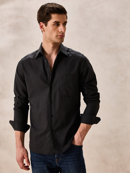 Aldeno Men Olive Casual Shirt (COCCA)