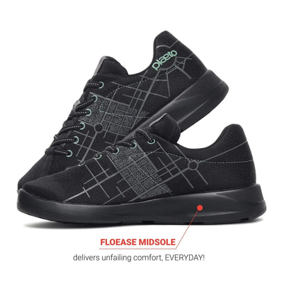 Men's Maidaan Black Training Shoes Plaeto
