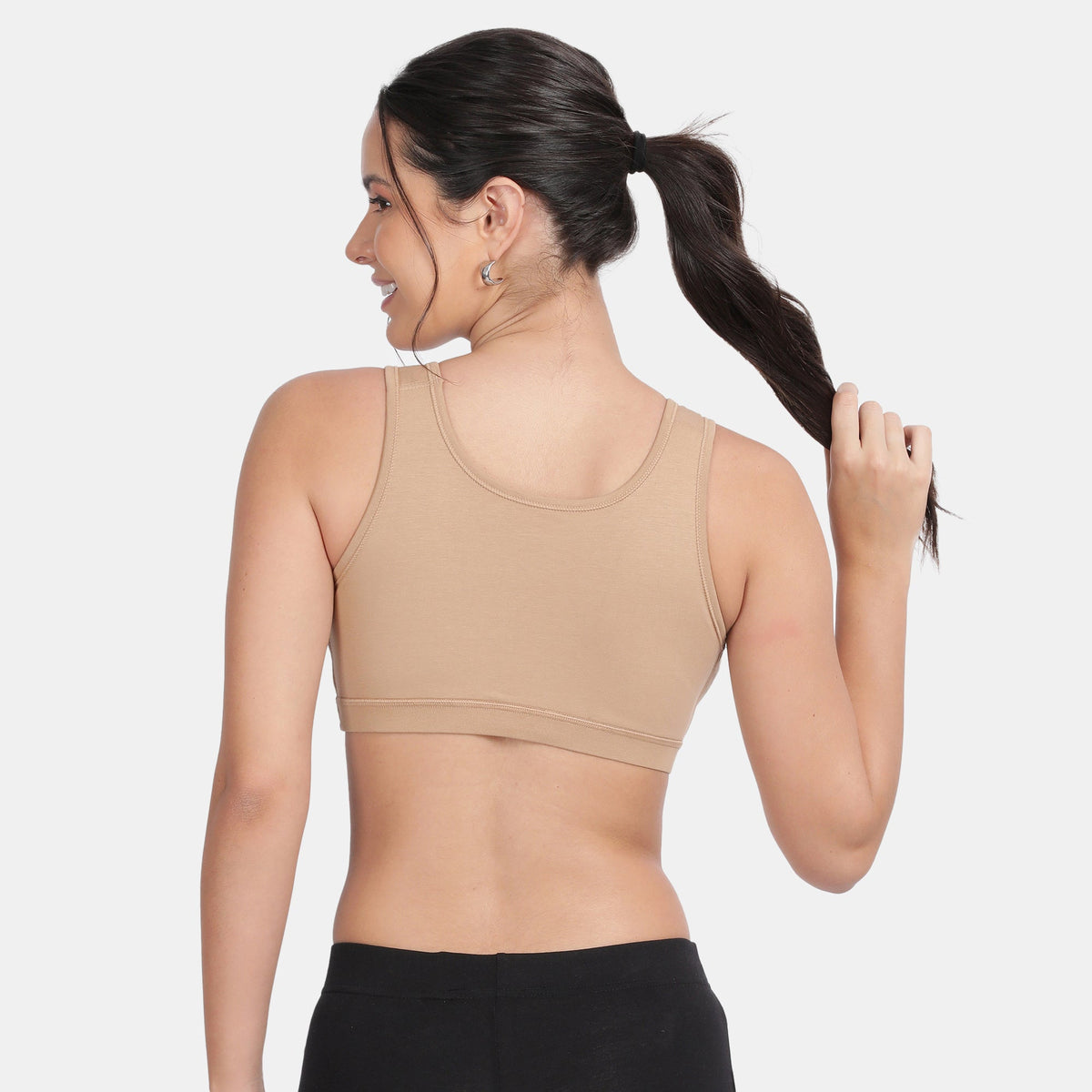 Envie Padded Non-Wired 3/4th Coverage Racerback Sports Bra
