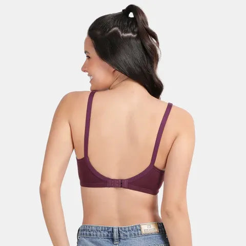 Wine minimiser bra Envie non padded non wired 3/4th coverage comfortable everyday bra