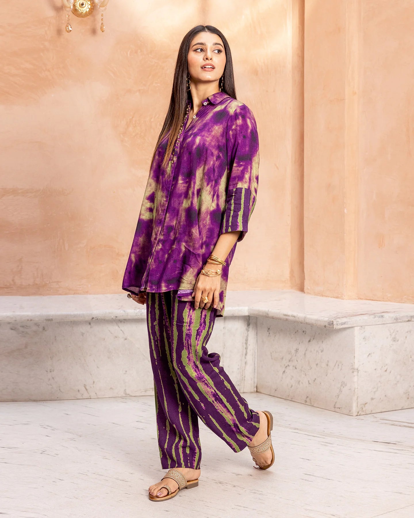 Purple Tie Dye co-ord set