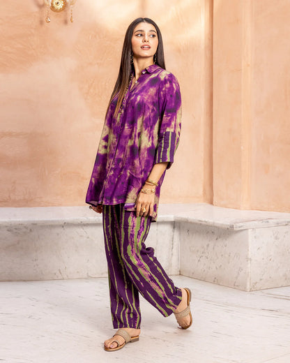 Purple Tie Dye co-ord set