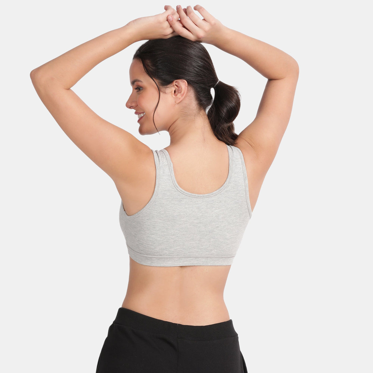 Envie Padded Non-Wired 3/4th Coverage Racerback Sports Bra