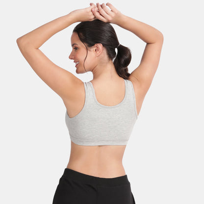 Envie Padded Non-Wired 3/4th Coverage Racerback Sports Bra