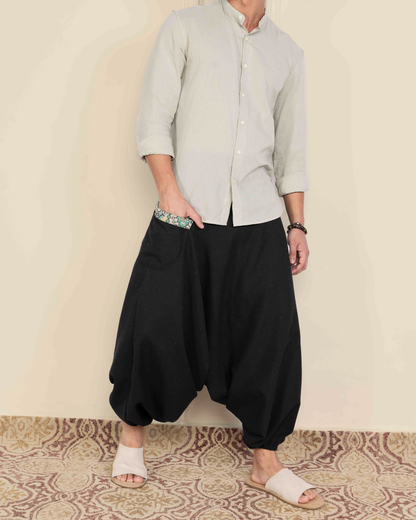 Aladdin Low Crotch Harem Pants House of Pure Eco