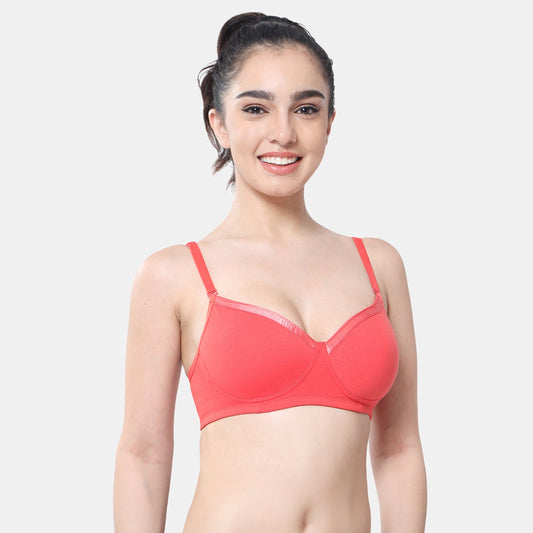 Envie Padded Non-Wired 3/4th Coverage T-Shirt Bra