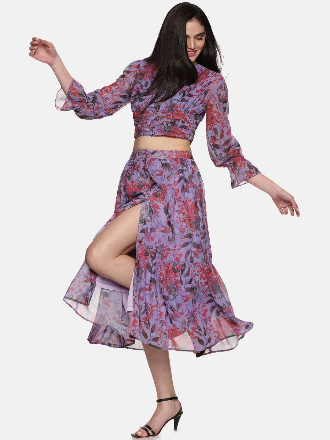 Buy Lavender Co-Ord Set For Women In (XL)