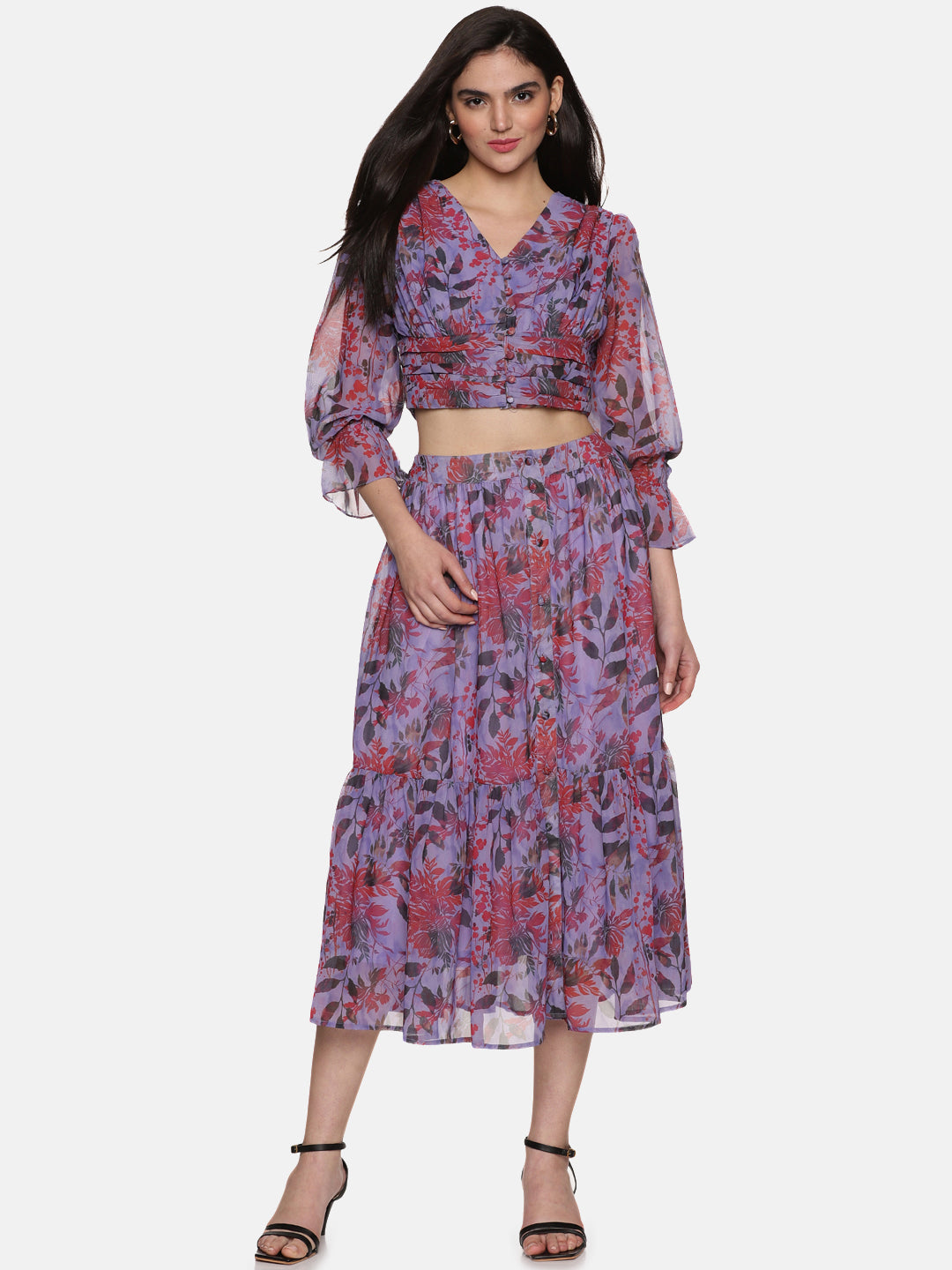 Buy Lavender Co-Ord Set For Women In (XL)