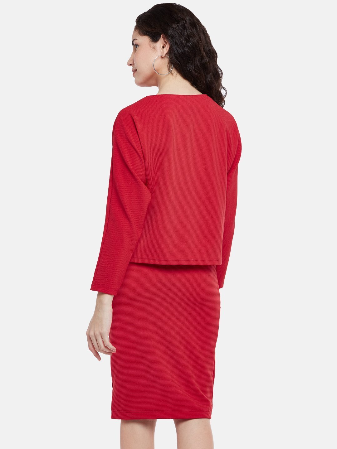 Buy red coord set for women