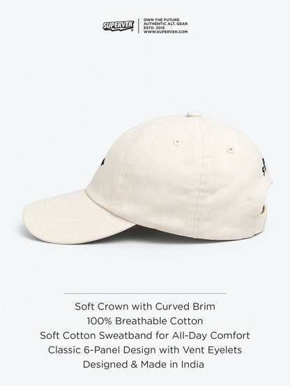 Thunder Dad Cap White