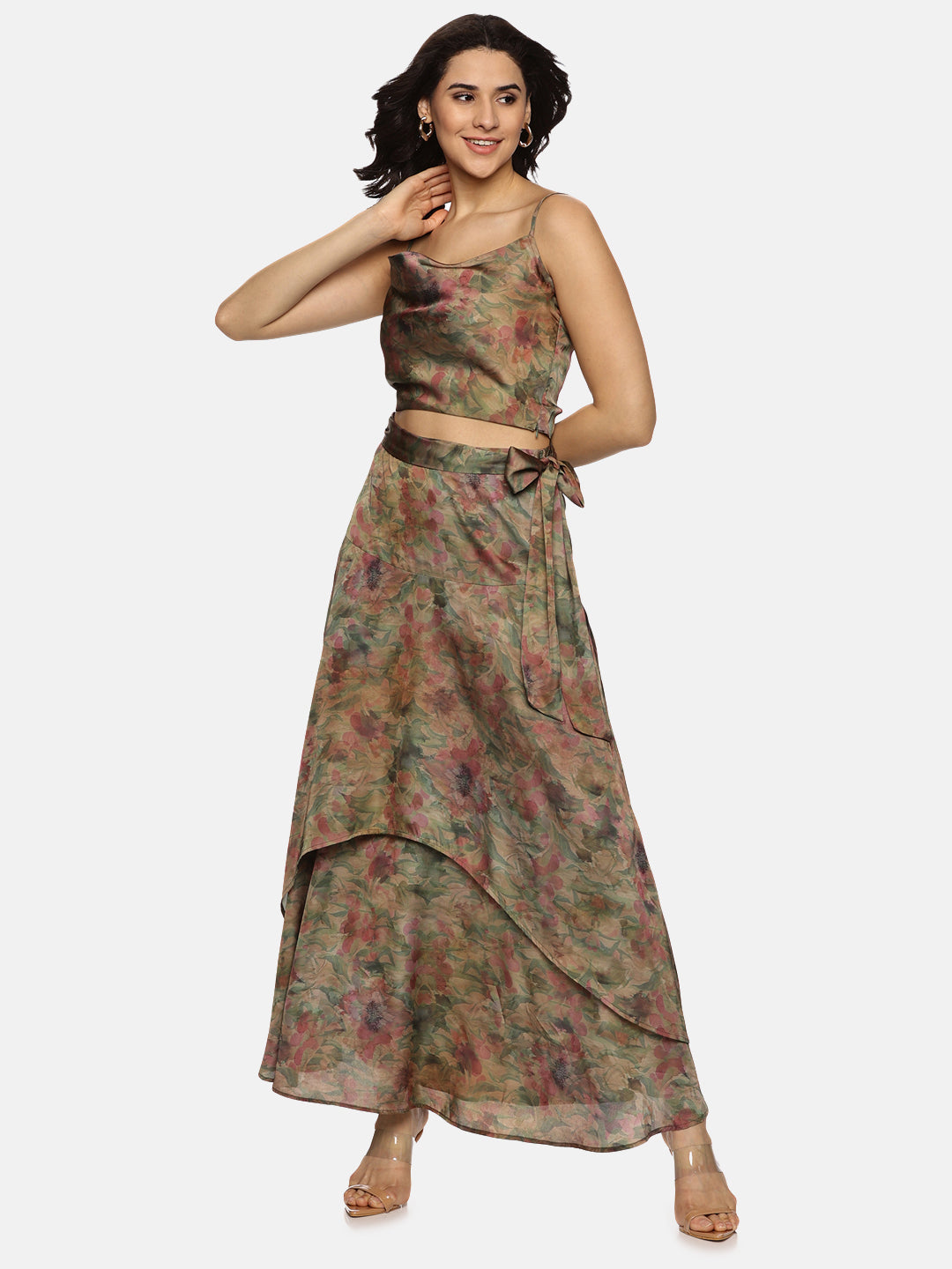 Buy Brown Maxi Skirt For Women