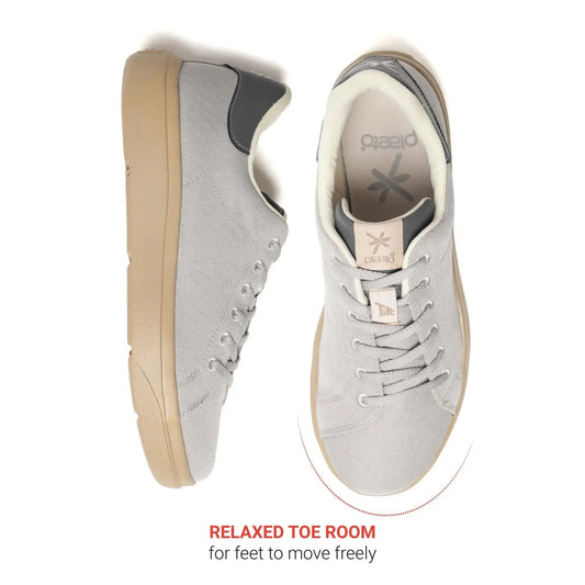 Classic Grey Sneakers for Men Plaeto